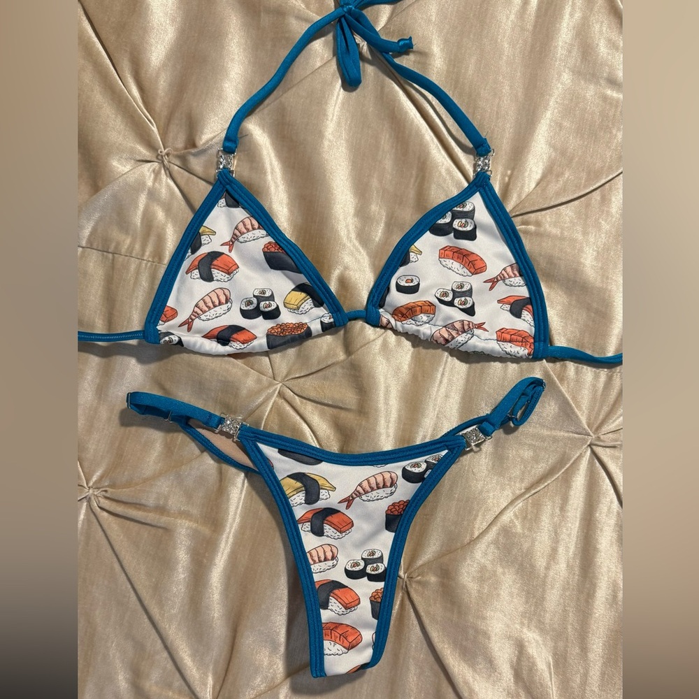 Sushi posing suit